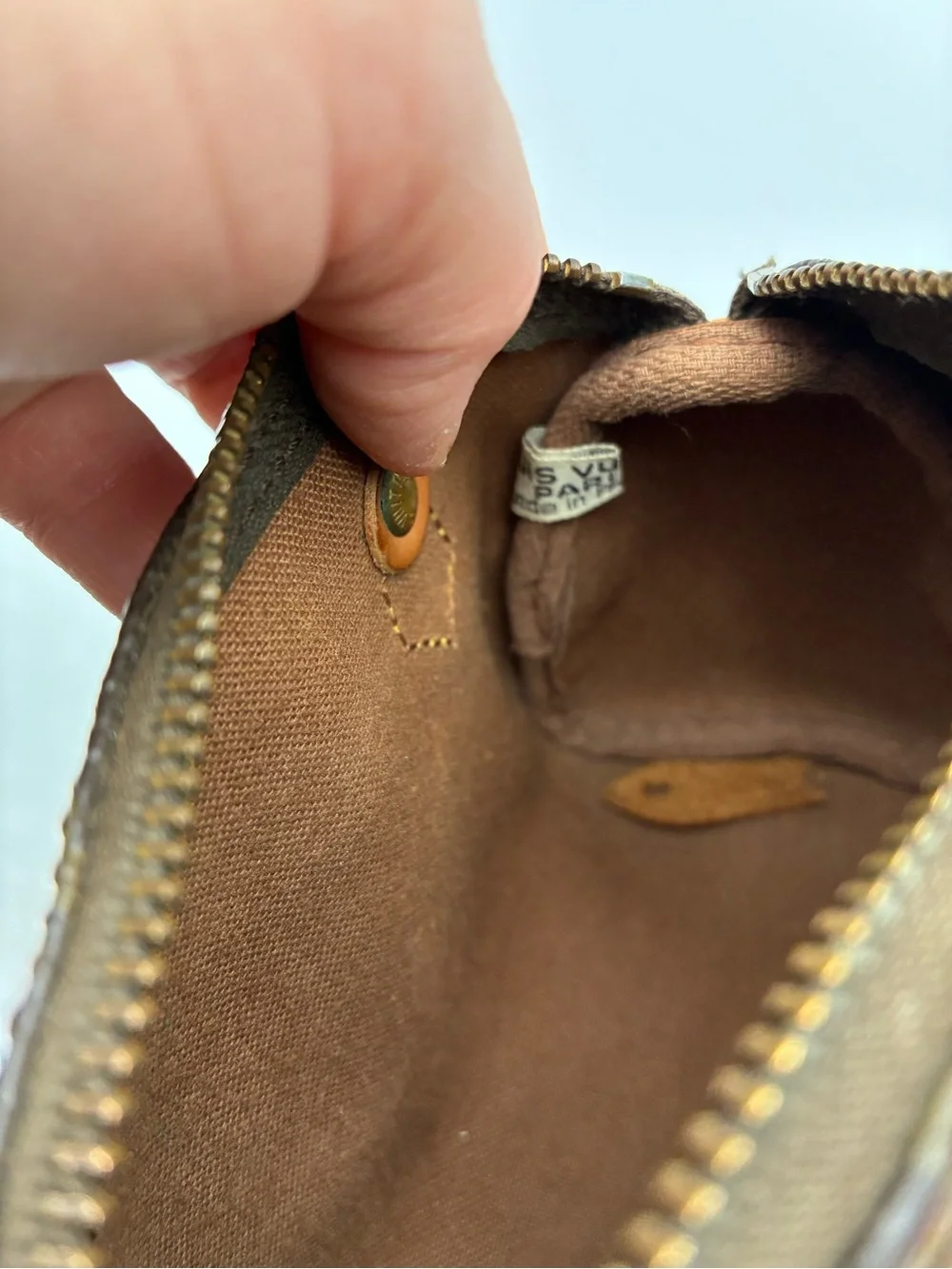 Louis Vuitton mini nano speedy monogram bag